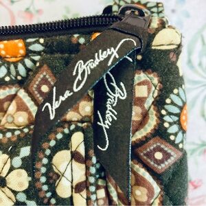 Vera Bradley Women's Bag - Green, Brown, and Orange Floral
